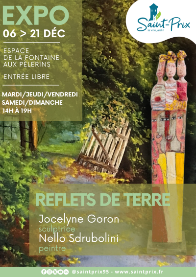 EXPO Reflets de terre - Jocelyne Goron et Nello Sdrubolini