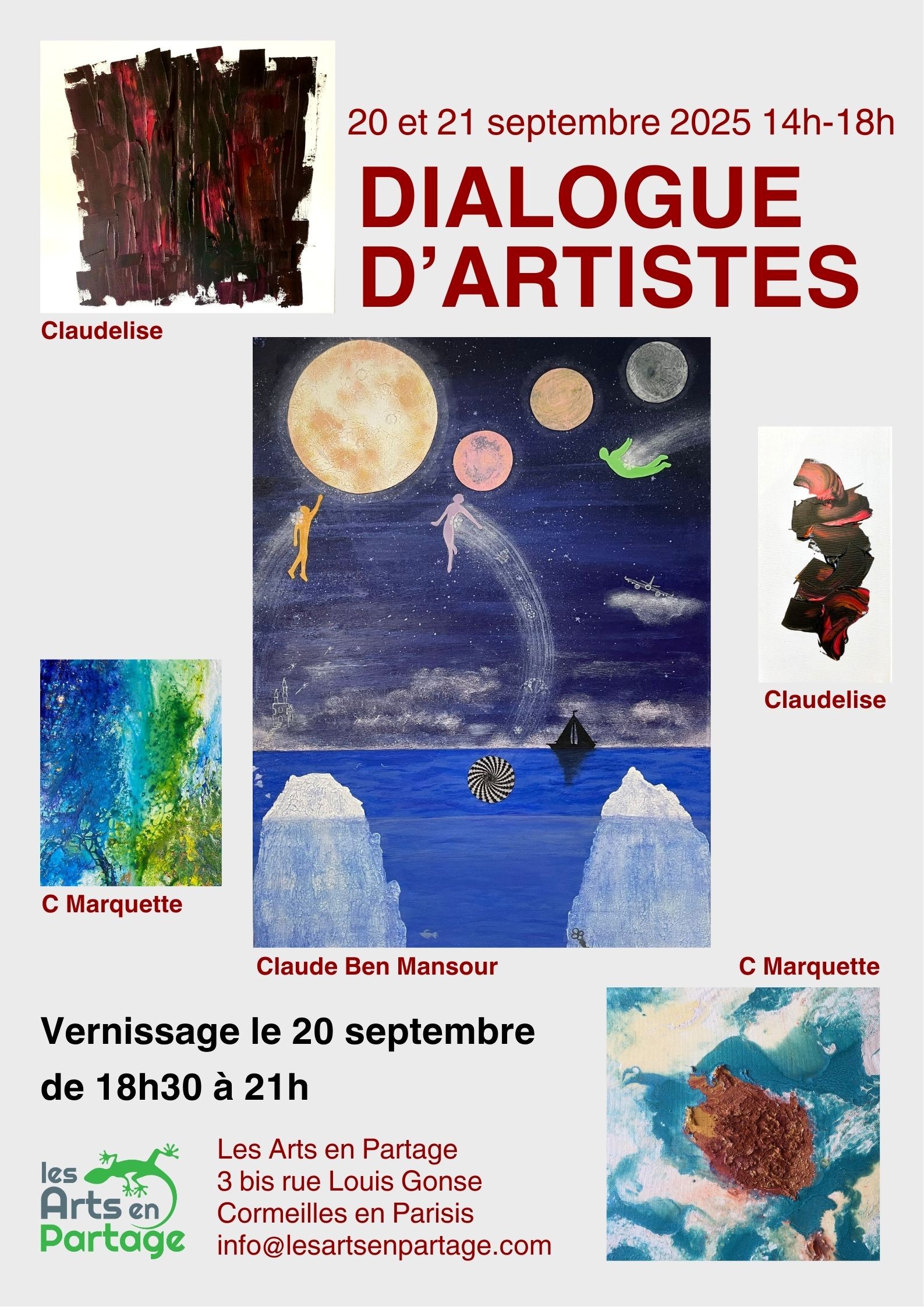 EXPO arts en partage - 20 et 21 septembre 2025