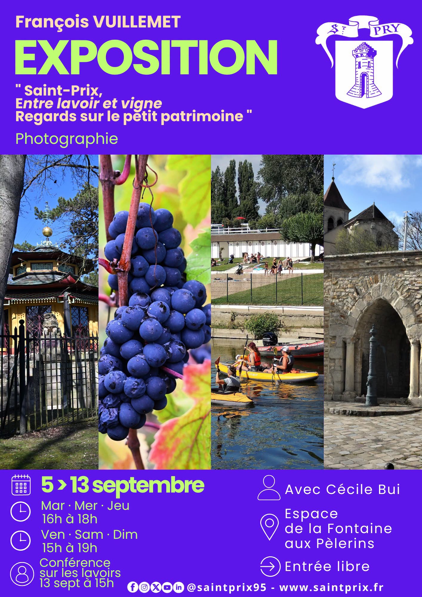 EXPO Lavoirs Fran&ccedil;ois Vuillemet - septembre 2026