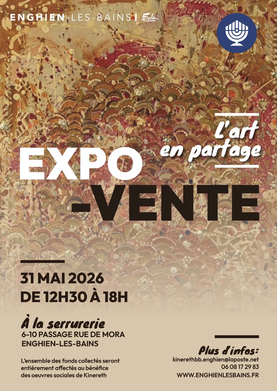 Expo vente l'art en partage- Enghien - 31 mai 2026