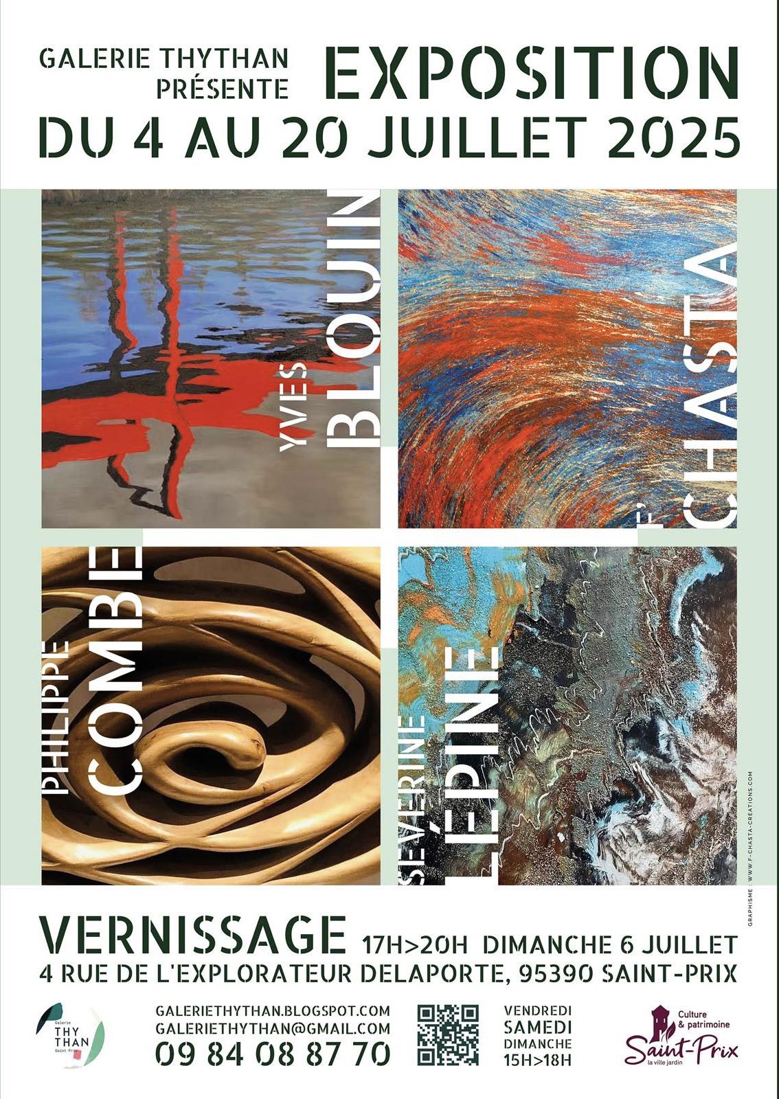 EXPO Philippe Combe, Yves Blouin, Séverine Lépine et Franck Chastanier