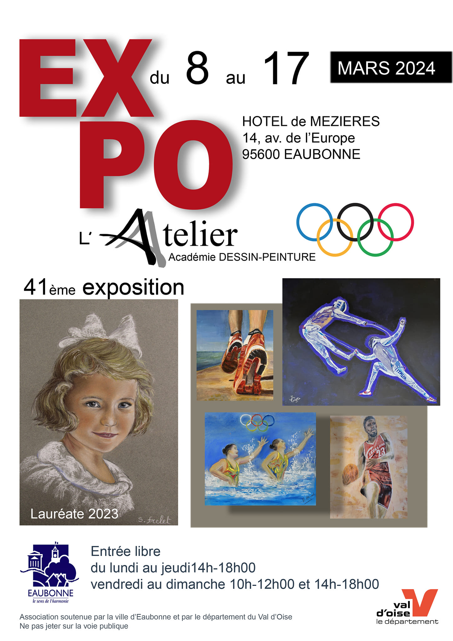 Atelier dessins peintures Eaubonne - 2024