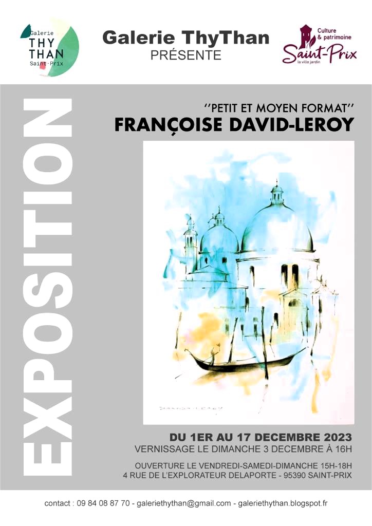 Exposition Françoise David-Leroy