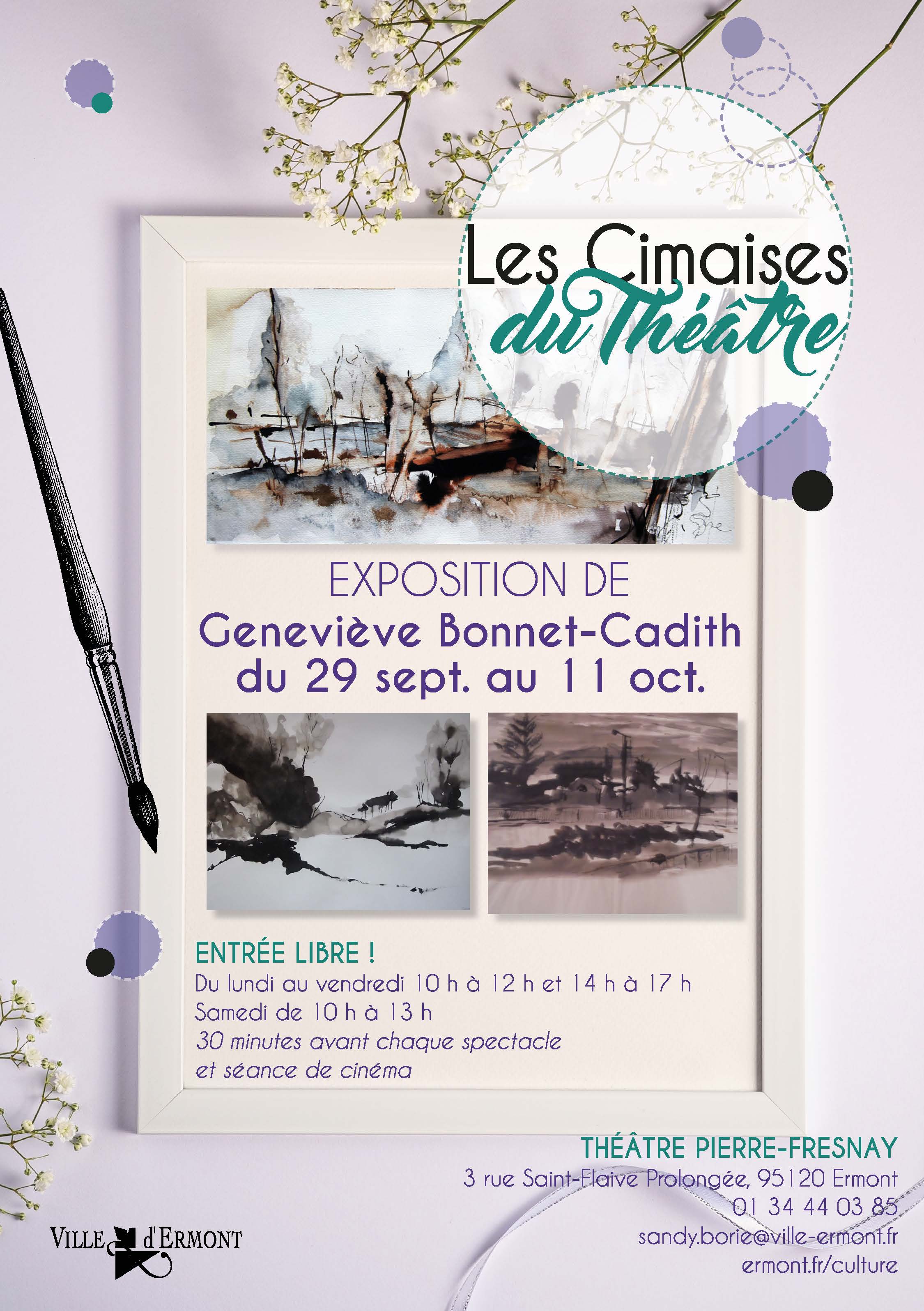 Peintures de Geneviève Bonnet-Cadith