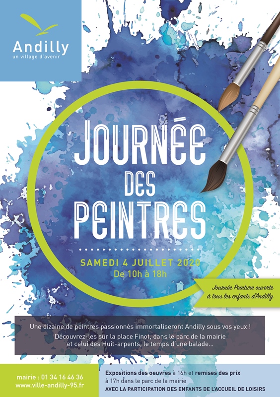 Première journée de peintres d'Andilly-4 juillet 2020