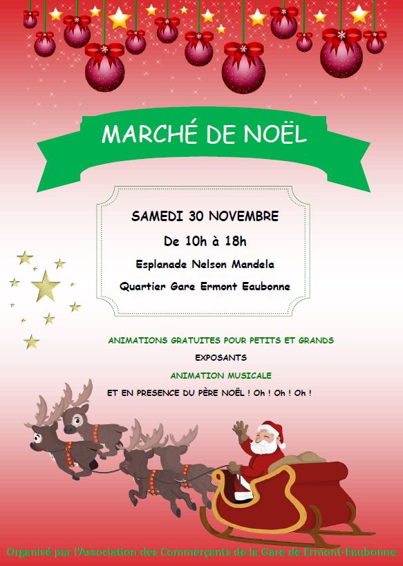 Marché de Noël du quartier Ermont-Eaubonne
