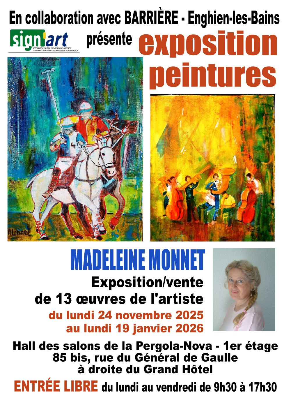 EXPO Madeleine Monnet - Enghien