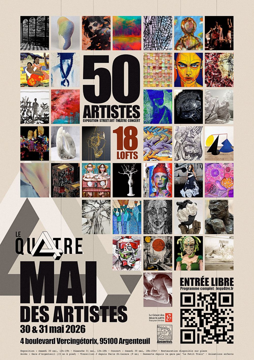 EXPO Le mai des artistes - 2026 - Argenteuil