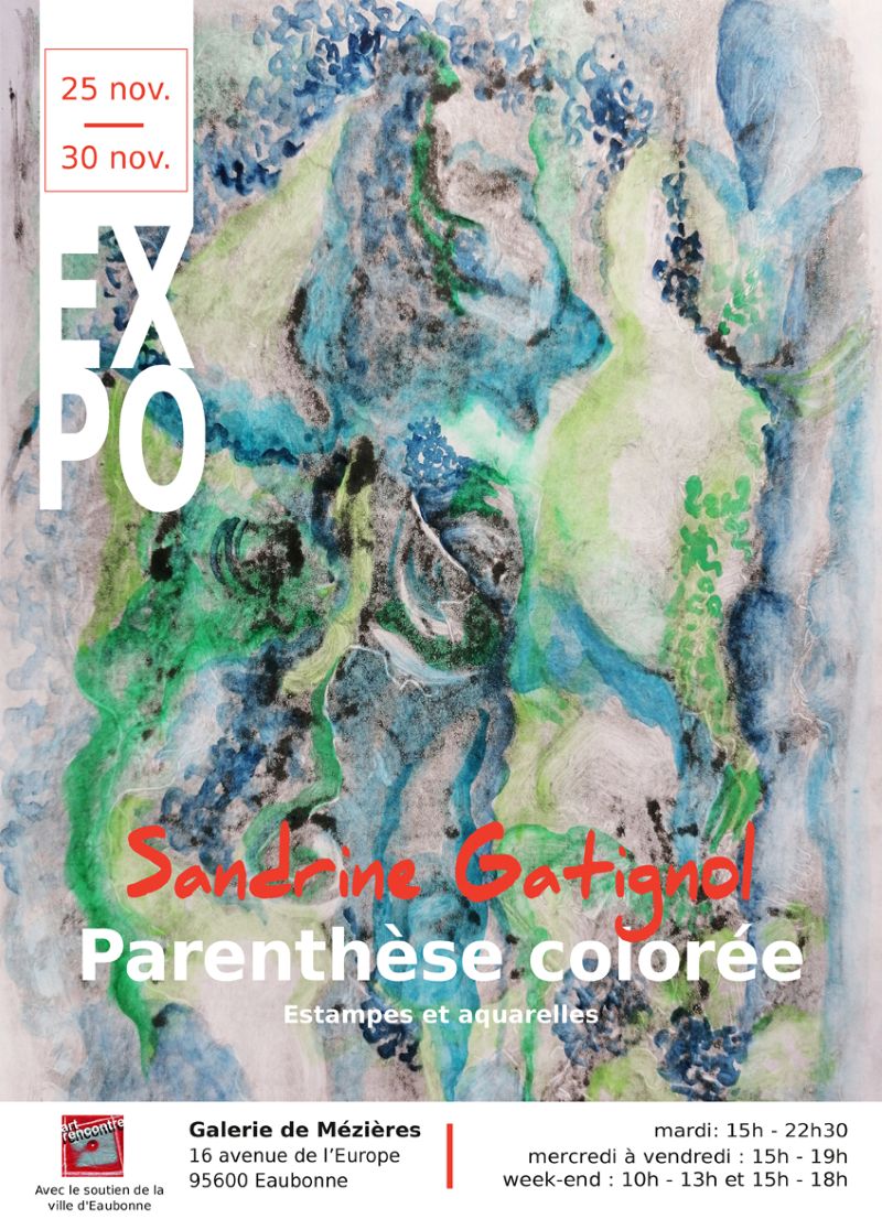 EXPO Sandrine Gatignol - Eaubonne 2025