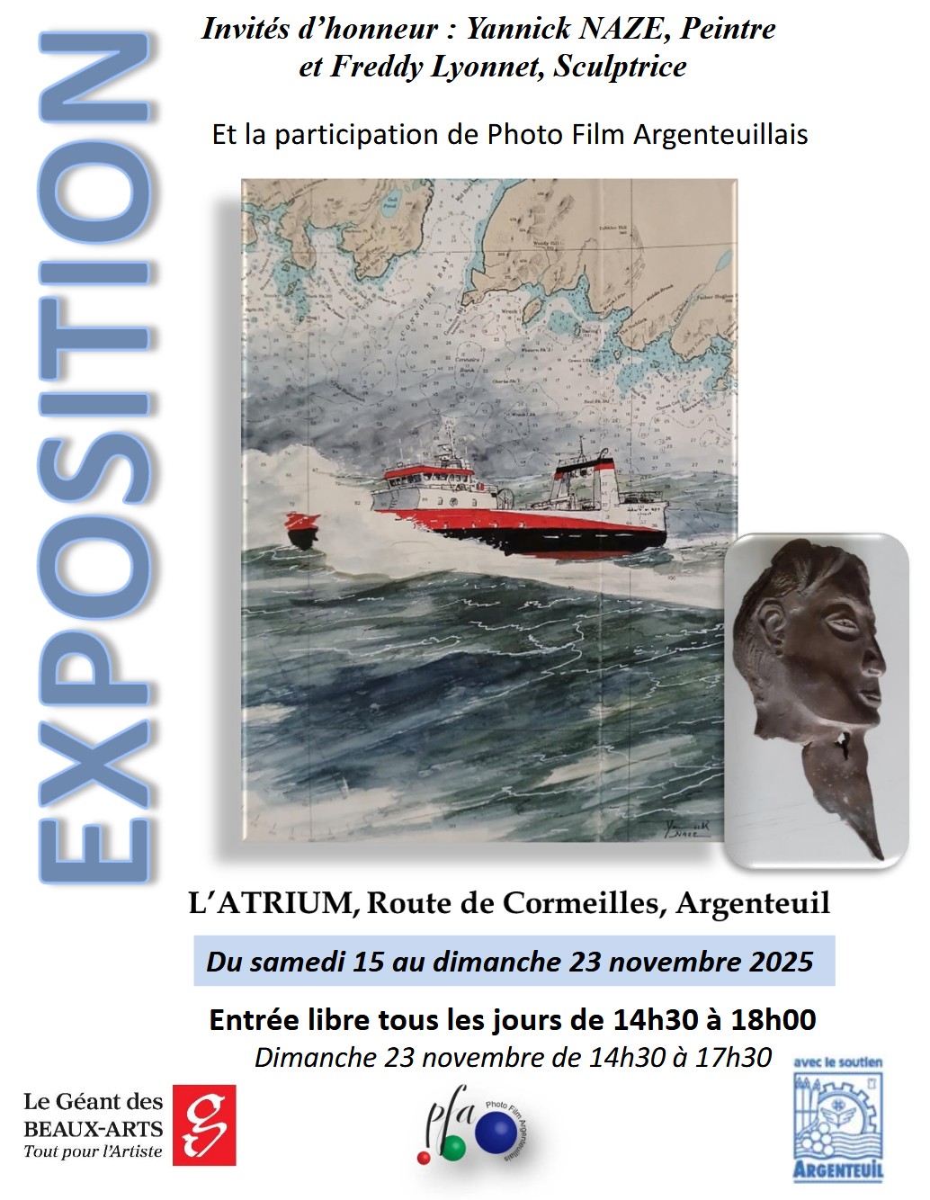 EXPO Salon Académie argentolienne - du 15 au 23 novembre 2025 EXPO Salon Académie argentolienne - du 15 au 23 novembre 2025