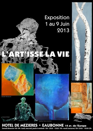 L'RT'ISSE LA VIE expo à EAUBONNE