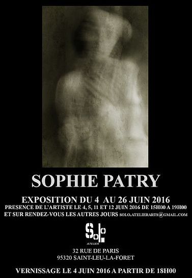 affiche de l'exposition de Sophie Patry