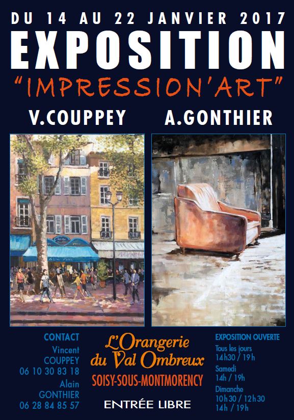 Exposition de Vincent Couppey et Alain Gonthier