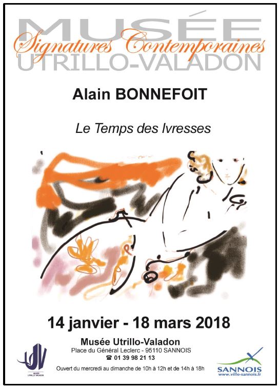 Exposition de Alain Bonnefoit : 