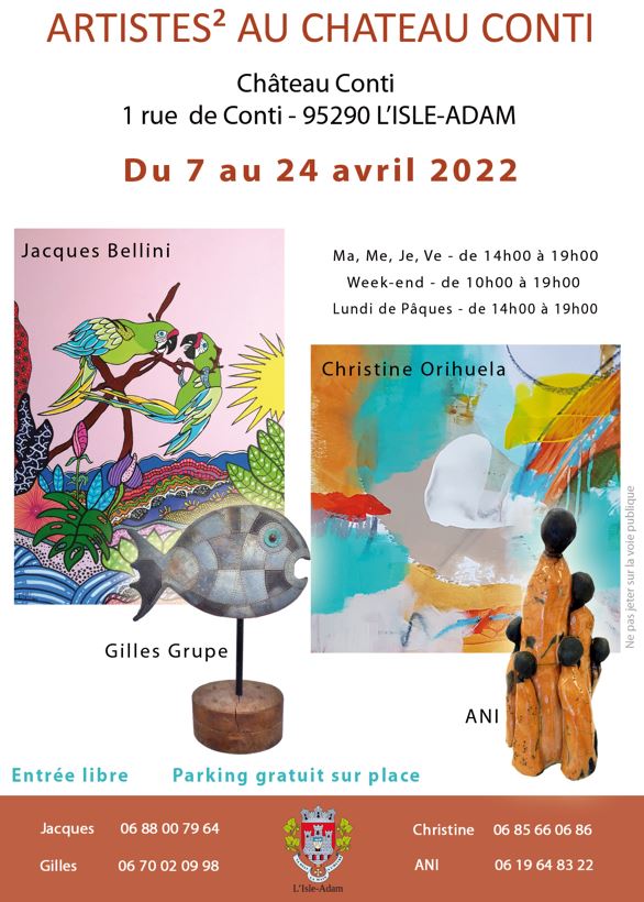 Exposition au Château Conti - avril 2022