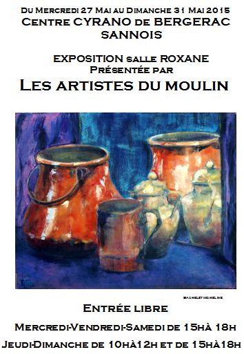 exposition artistes du moulin 2015 à SANNOIS