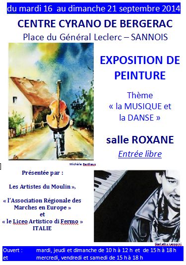 exposition des artistes du Moulin 2014