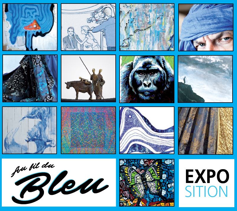 Exposition : AU FIL DU BLEU
