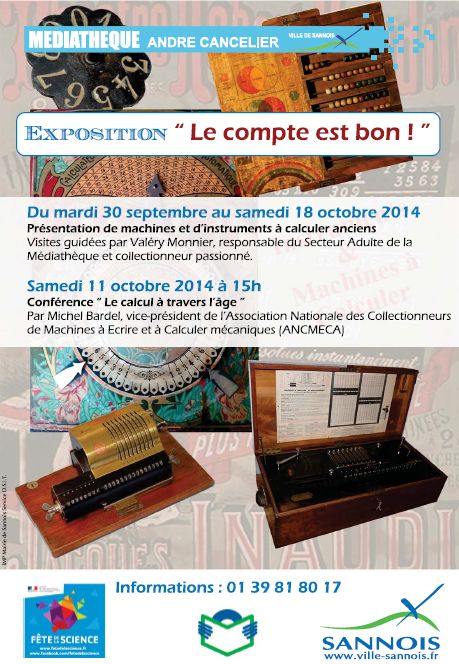 exposition le compte est bon SANNOIS