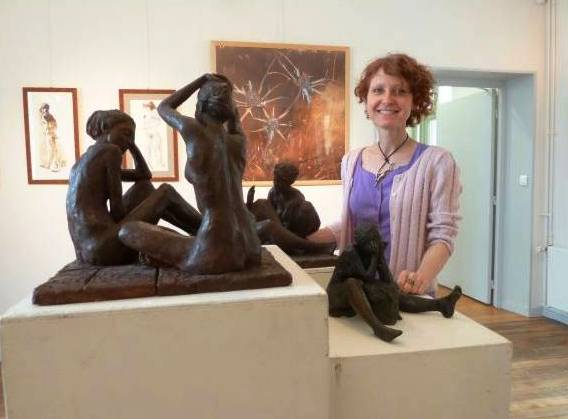 Caline Muller et ses sculptures