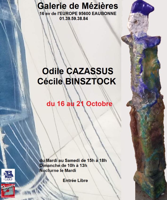Exposition d'Odile Cazassus et Cécile Binztock