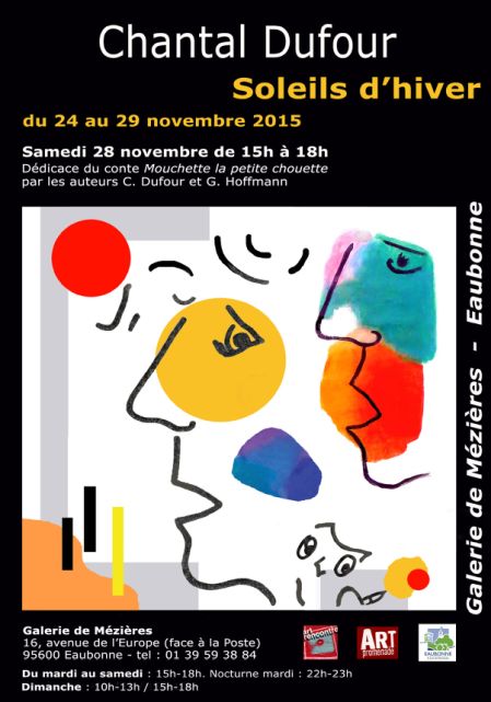 Exposition CHANTAL DUFOUR soleils d'hiver