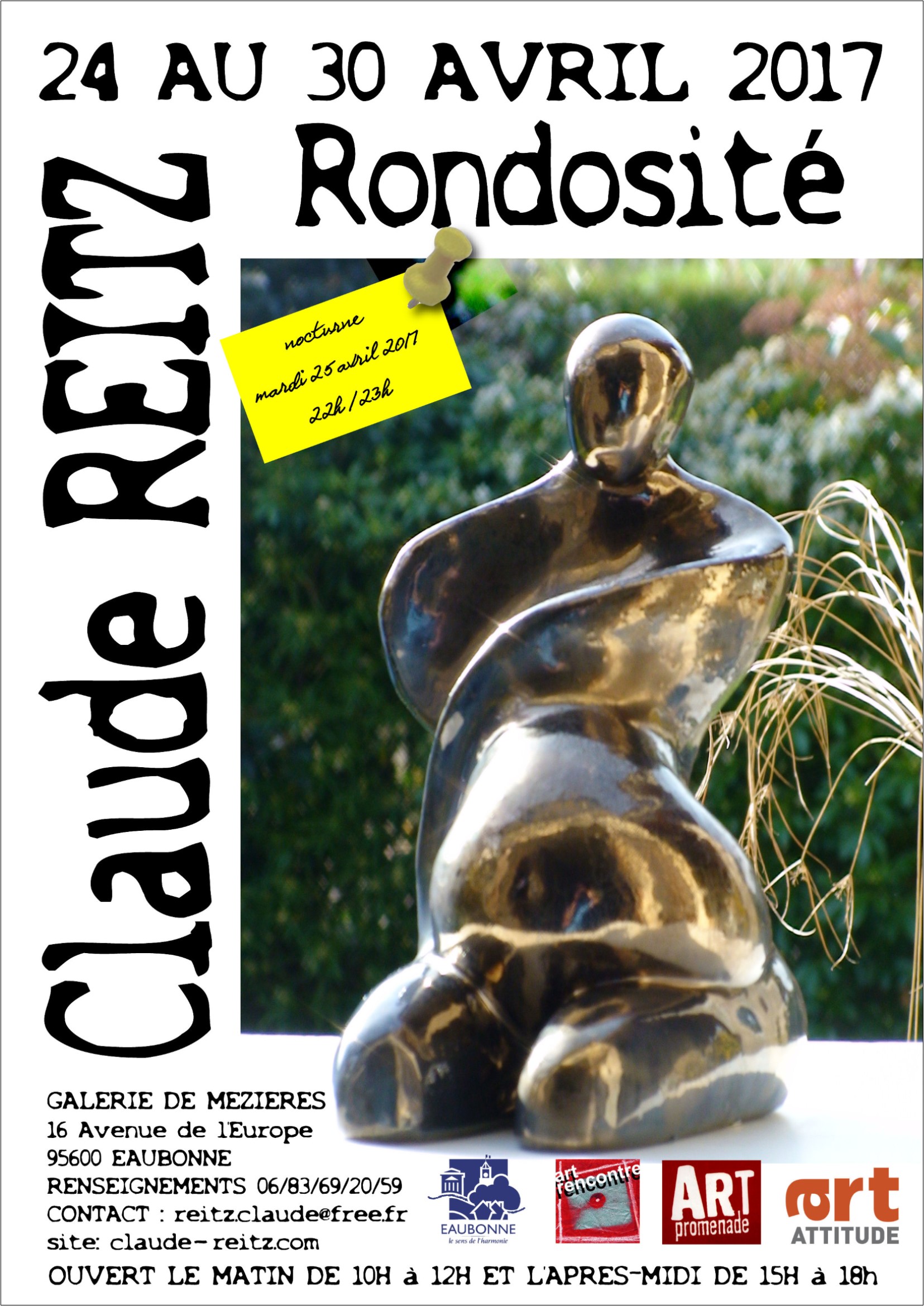 exposition de CLAUDE REITZ - Eaubonne