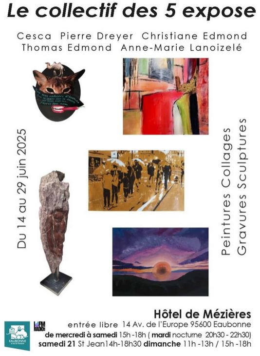 Le Collectif des 5 expose