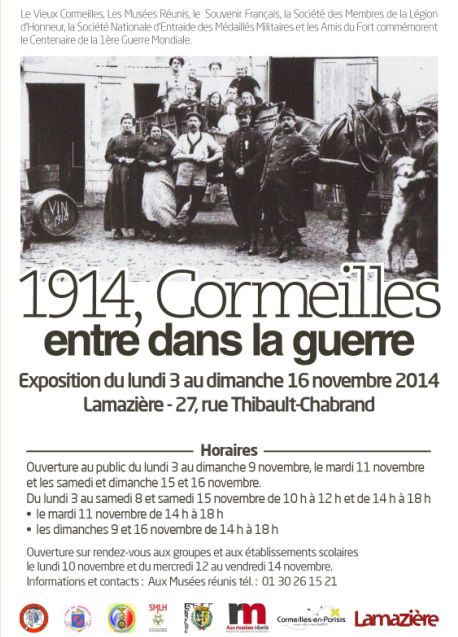 1914 CORMEILLES - exposition