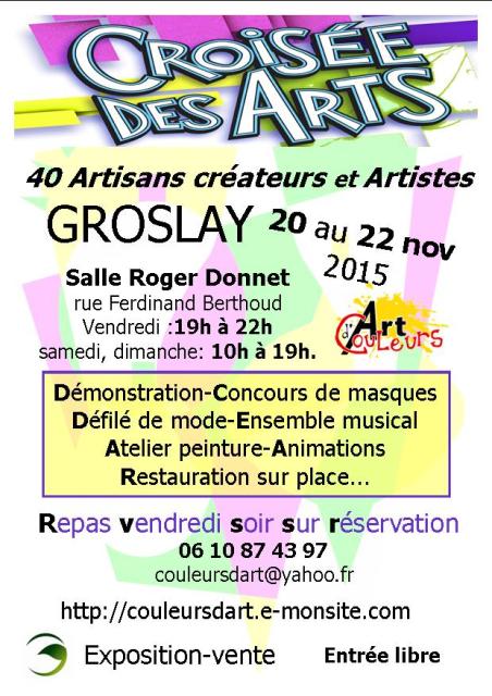 CROISEE DES ARTS à GROSLAY  2015