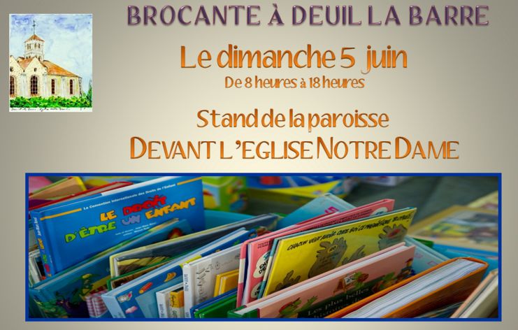 brocante à Deuil-la-Barre 5 juin 2016