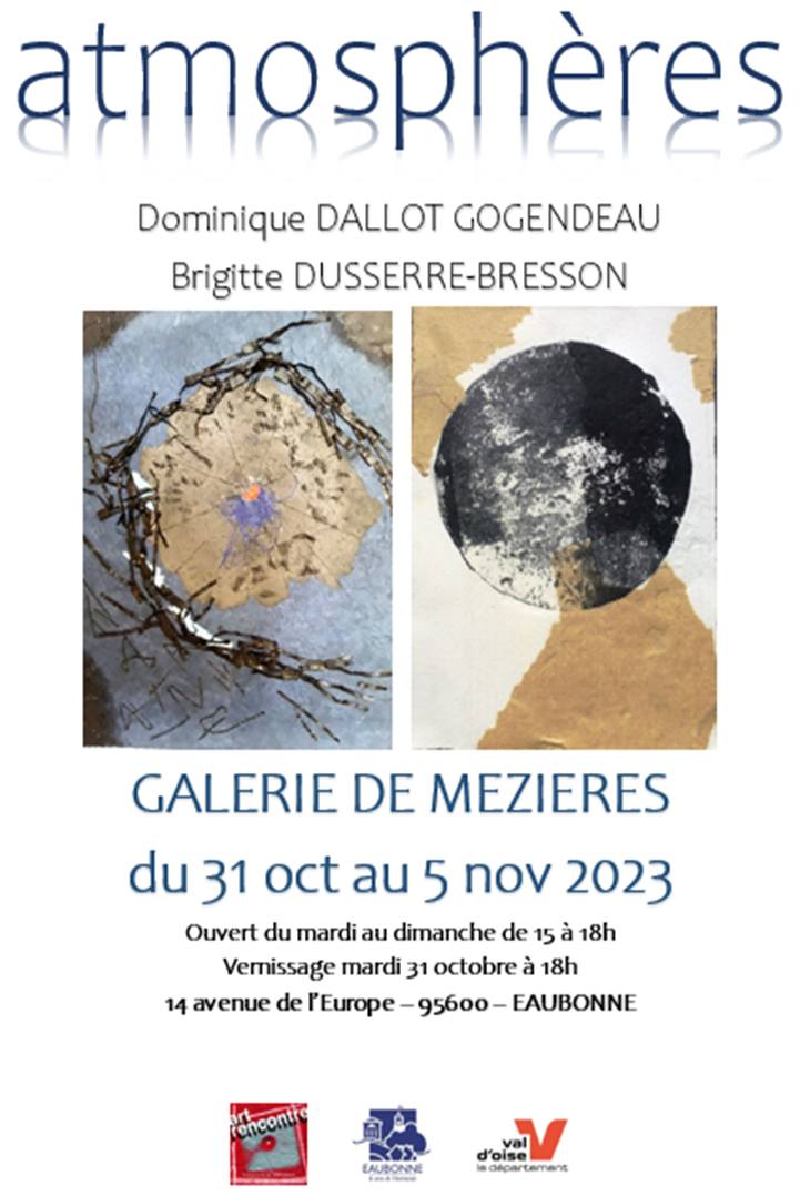 Exposition de Dominique Gogendreau et Brigitte Desserre-Bresson
