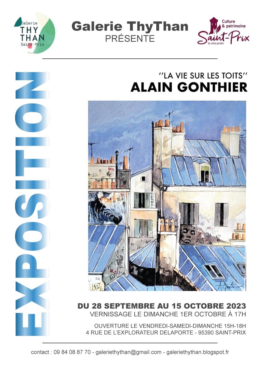 Exposition de Alain Gonthier à Saint-Prix