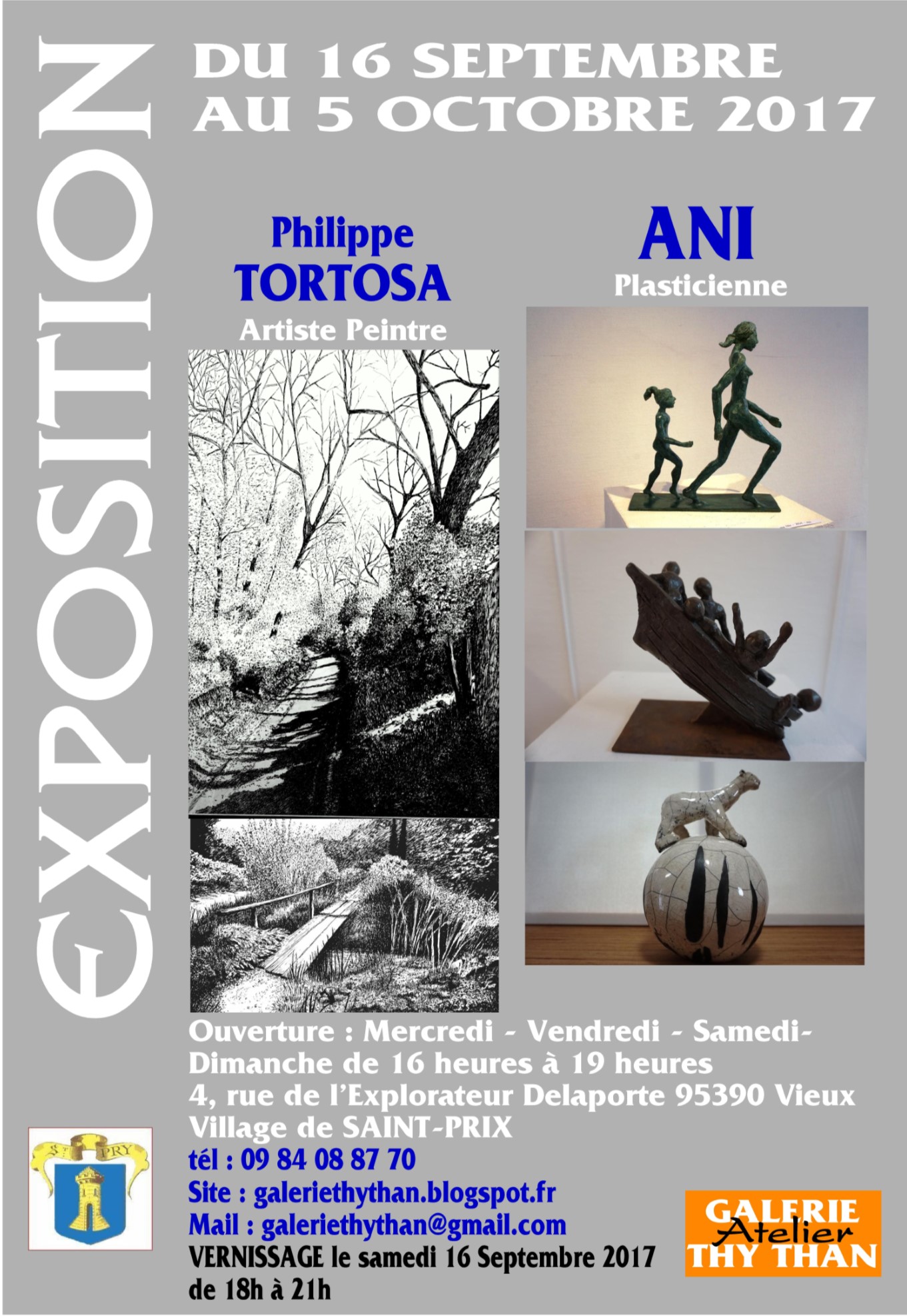 Exposition de ANI et Philippe Tortosa