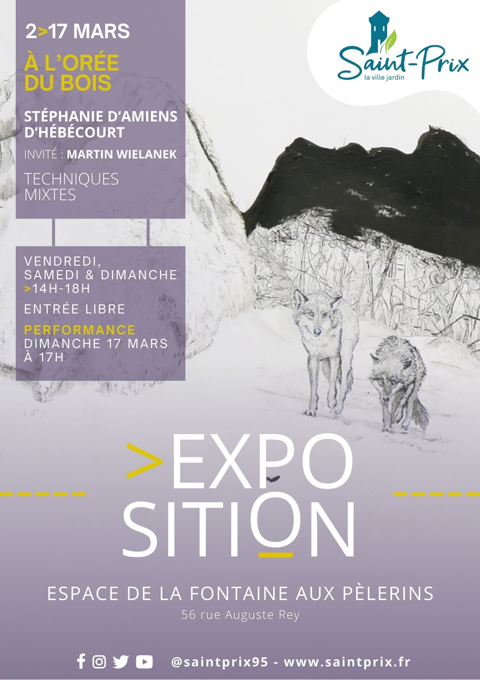 Exposition de Stéphanie d'Amiens d'Hébécourt