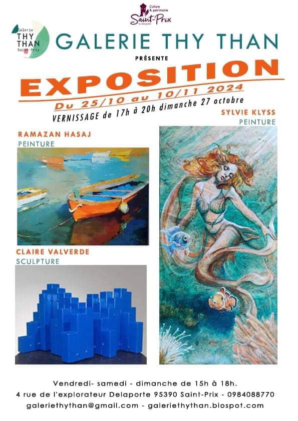 EXPO Ramasan Hasaj - Sylvie Klyss - Claire Valverde