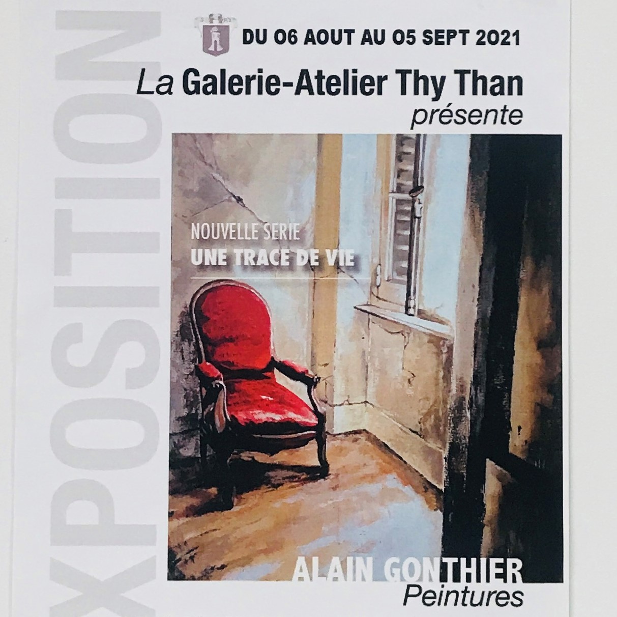 Exposition de Alain Gonthier - septembre 2021