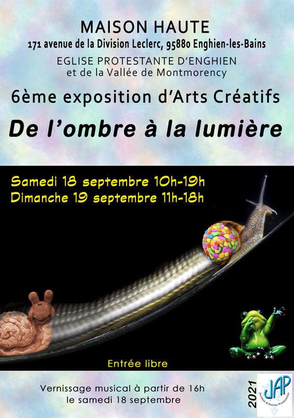 Exposition Arts créatifs Enghien - septembre 2021