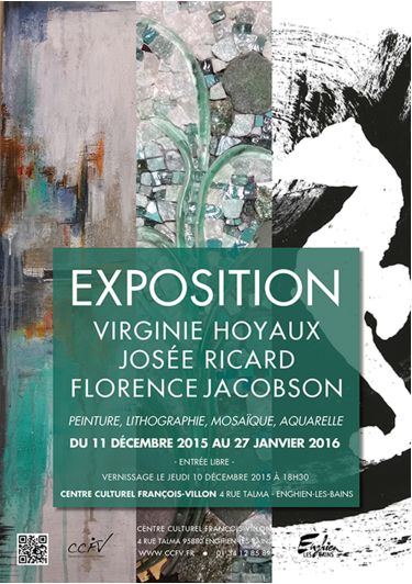 Exposition de Virginie Hoyaux, Josée Ricard et Florence Jacobson