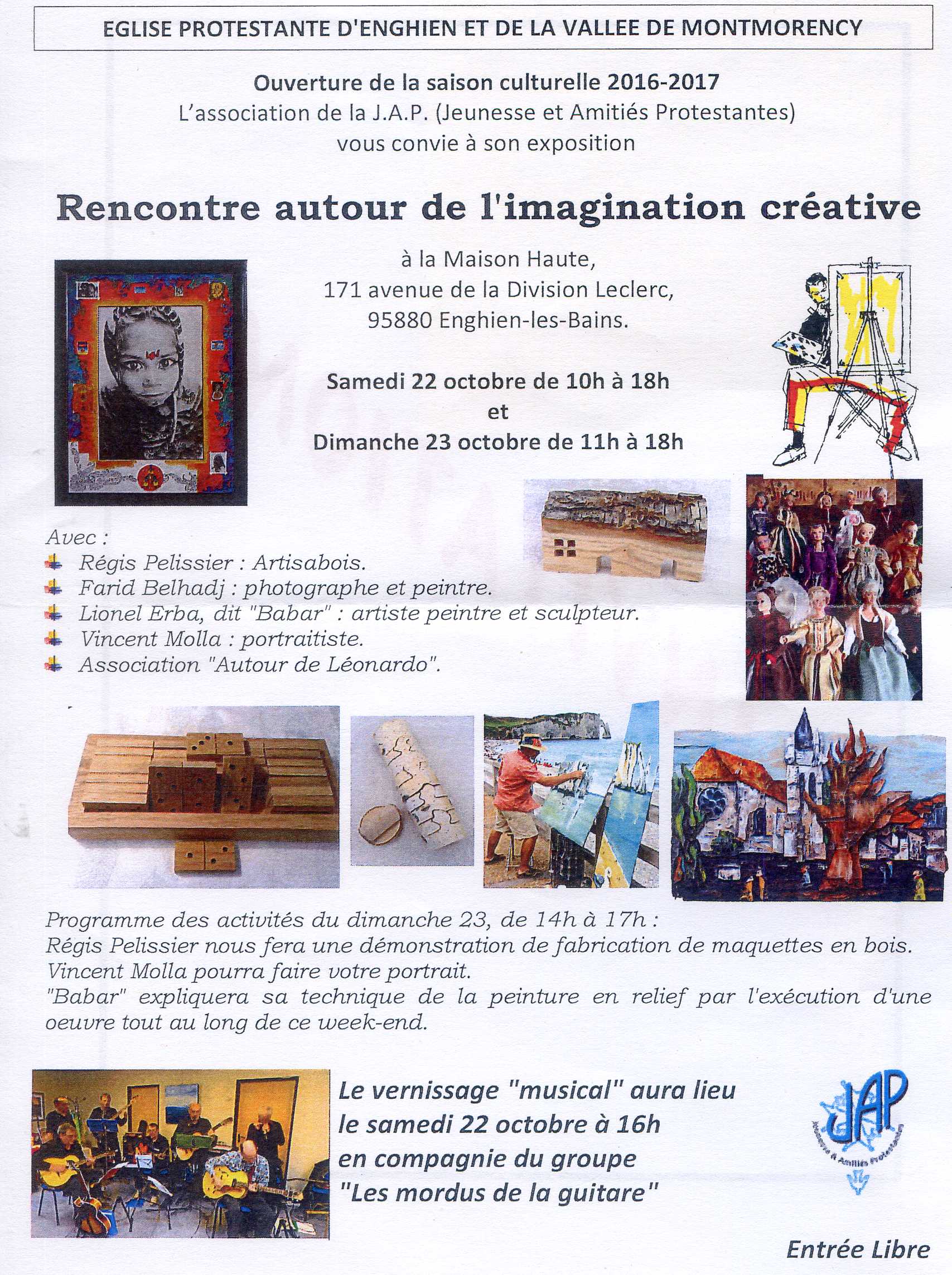 Rencontre autour de l'imagination créative