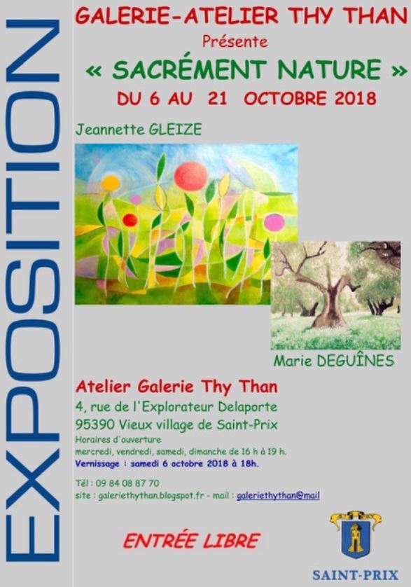 Exposition SACREMENT NATURE