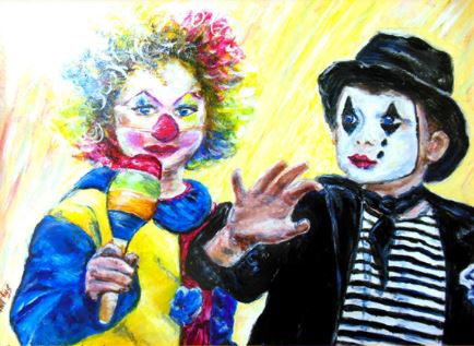 Peinture de Michèle Thys