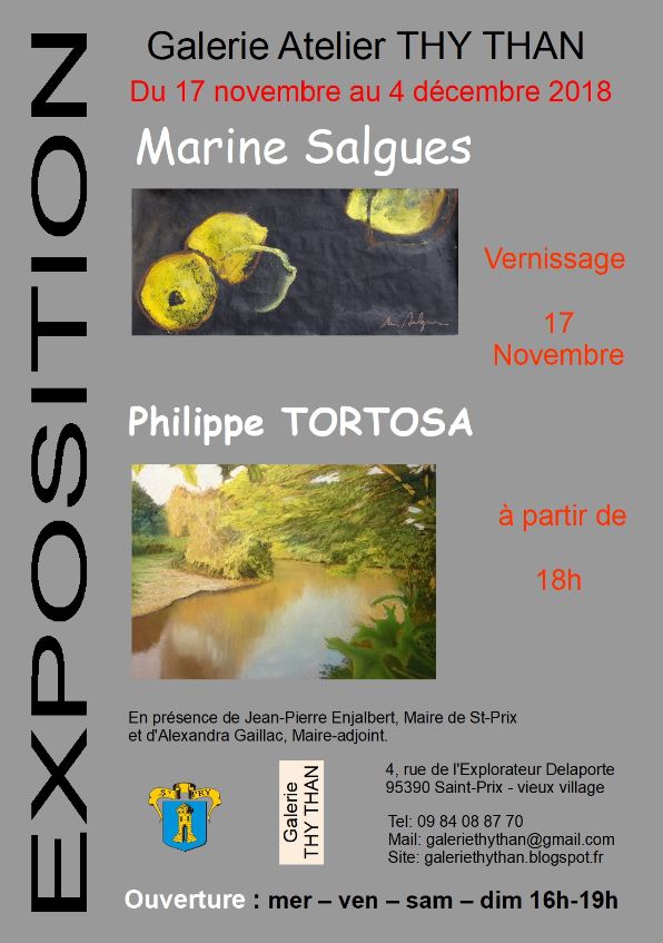 Exposition de Marine Salgues et Philippe Tortosa