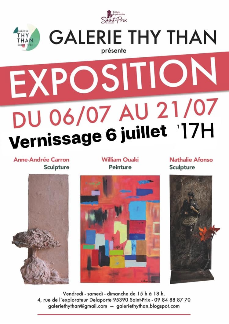EXPO Galerie Thy Than du 6 au 21 juillet 2024