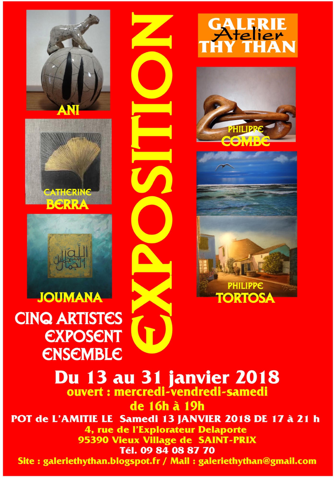 Exposition collective - Galerie Thy Than - Janvier 2018