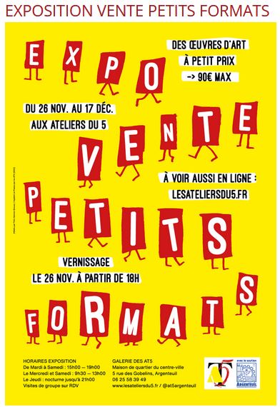 Expo vente petits formats - Argenteuil