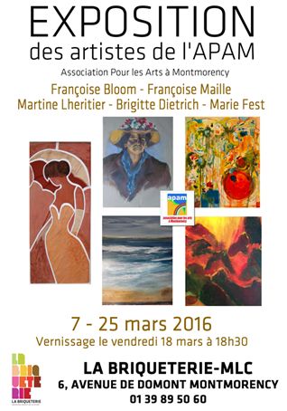 Exposition des artistes de l'APAM 2016