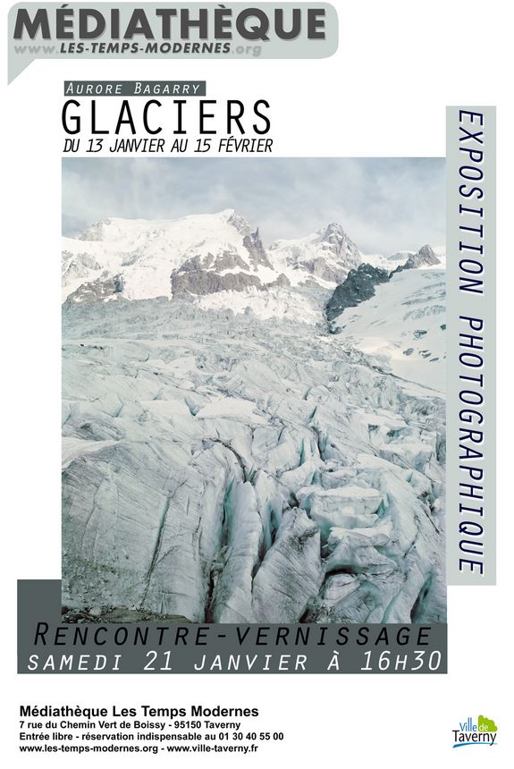 exposition GLACIERS de ANNE BAGARRY