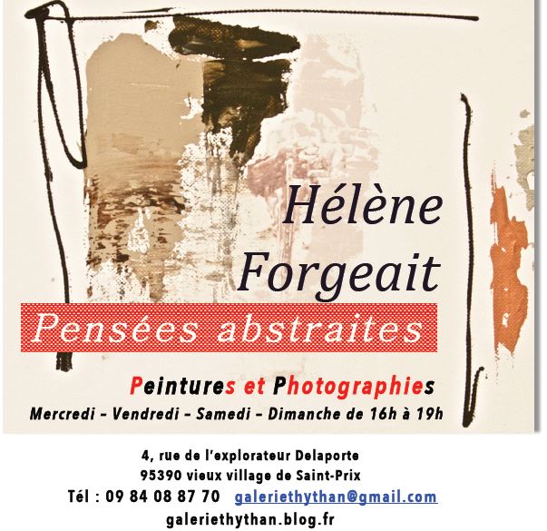 exposition de HELENE FORGEAIT