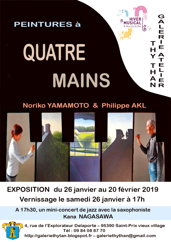 Peintures à quatre mains - Exposition à Saint-Prix